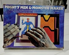 Vintage 1979 TOMY Mighty Men and Monster Maker No. 2520 Design Kit 17 plates