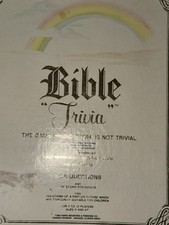 Bible Trivia 1985no.811 The Game Were Trivia Is Not Trivial.- Vintage. 5400 s