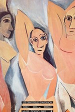 Pablo Picasso - Poster Affiche vintage Les Demoiselles d'Avignon Paris 1988