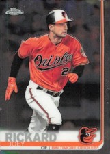 2019 Topps Chrome #60 Joey Rickard Baltimore Orioles Baseball Card