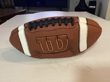 NWOB WILSON FOOTBALL GST ncaa HS SPEEDSKIN BROWN OFFICIAL SIZE - Cool