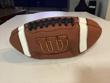 NWOB WILSON FOOTBALL GST ncaa HS SPEEDSKIN BROWN OFFICIAL SIZE - Cool