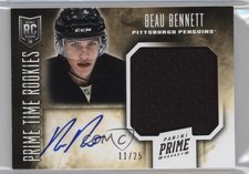 2013-14 Panini Prime Time Rookies Signatures 11/25 Beau Bennett #RK-BB Auto 0af
