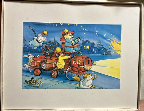 Hilary Knight Robert Kraus Night-Lite Magic Show 1975 Glow Art Plates Boxed RARE - Picture 12 of 19