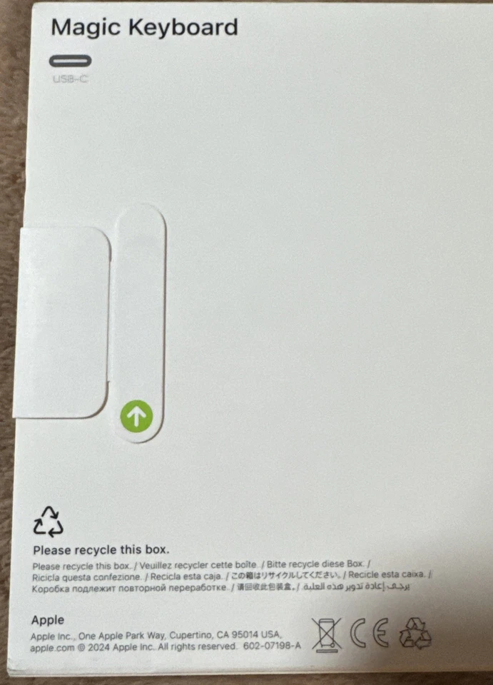 Apple Magic Keyboard (USB-C) - White - A3203 #MXCL3LL/A - Brand New Sealed - Image 4 of 4