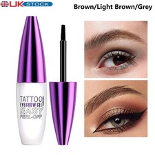 Tattoo Peel-Off Semi-Permanent Brow Tint Waterproof Long-Lasting Eyebrow Gel UK