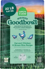Open Farm Goodbowl Adult Dry Dog Food - Oven-Baked, Chicken Brown Rice, 22 Lb