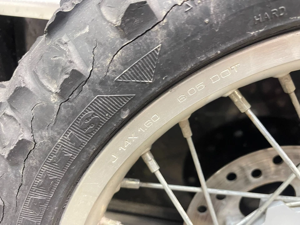 2006 HONDA CR85 CR85 OEM REAR TIRE HUB WHEEL ASSEMBLY HONDA OEM 2006 HONDA - Image 2 of 4