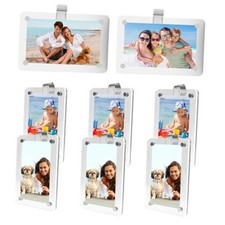 8 Pack Car Sun Visor Photo Holder, Acrylic Magnetic Personalized Photo size C