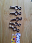 Vintage Tiny Pocket Watch Keys Winding Tool Antique Swiss Made set of 5