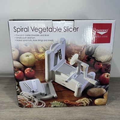 PADERNO WORLD CUISINE Williams Sonoma 4-BLADE SPIRALIZER Vegetable Slicer NOB