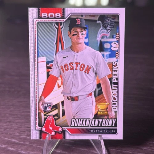 2026 Topps Celebration Roman Anthony #189 Dugout Peeks SSP - RC - Red Sox!!