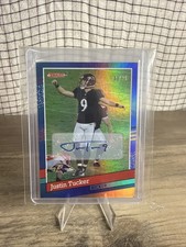 2021 Panini Donruss - Retro 1991 Justin Tucker #91-38 Autographs /25 (AU)