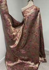 Gold Pink Purple Metallic Brocade Fabric 58 Width Sold By Yard