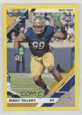 2019 Panini Donruss Rookies Press Proof Yellow Jerry Tillery #262 03hc