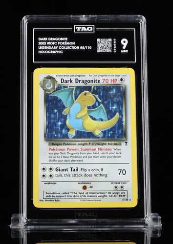 Dark Dragonite graded TAG 9 for sale on eBay