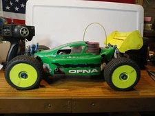 Vintage Ofna 9.5 Super Buggy With New  Unused Parts Tires & Controls Hyper 21