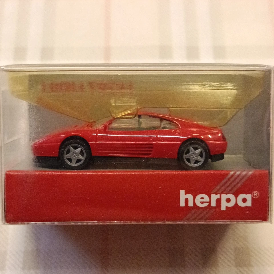 FERRARI 348 TB - RED - 1/87 - Herpa - Immagine 4 di 4
