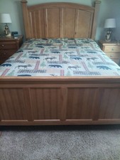 King Size Quilt Rustic Outdoors Bears Moose 2 Pillow Shams
