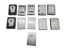 Lot of 11 Hard Drive 500gb 3.5" SATA HDD Different Brand check the description