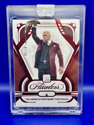 2024 Panini Flawless WWE ''The American Nightmare'' Cody Rhodes Gem Diamond /15