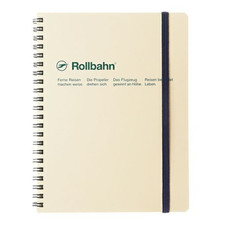 Delfonics Rollbahn Spiral Classic Notebooks: 6-1/2 in. x 8-1/2 in. Cream  A5 n