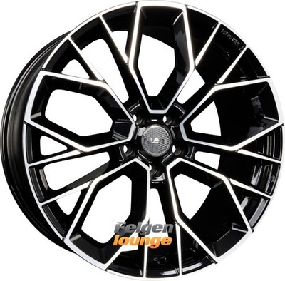 4x MAK STILO Black Mirror Face 7,5x18 ET38 5x110 Alufelgen 18 Zoll