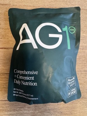 AG1 Athletic Greens PowderPouch 12.7oz/360g 30 Day Supply 1 Bag 2/25 expiration 
