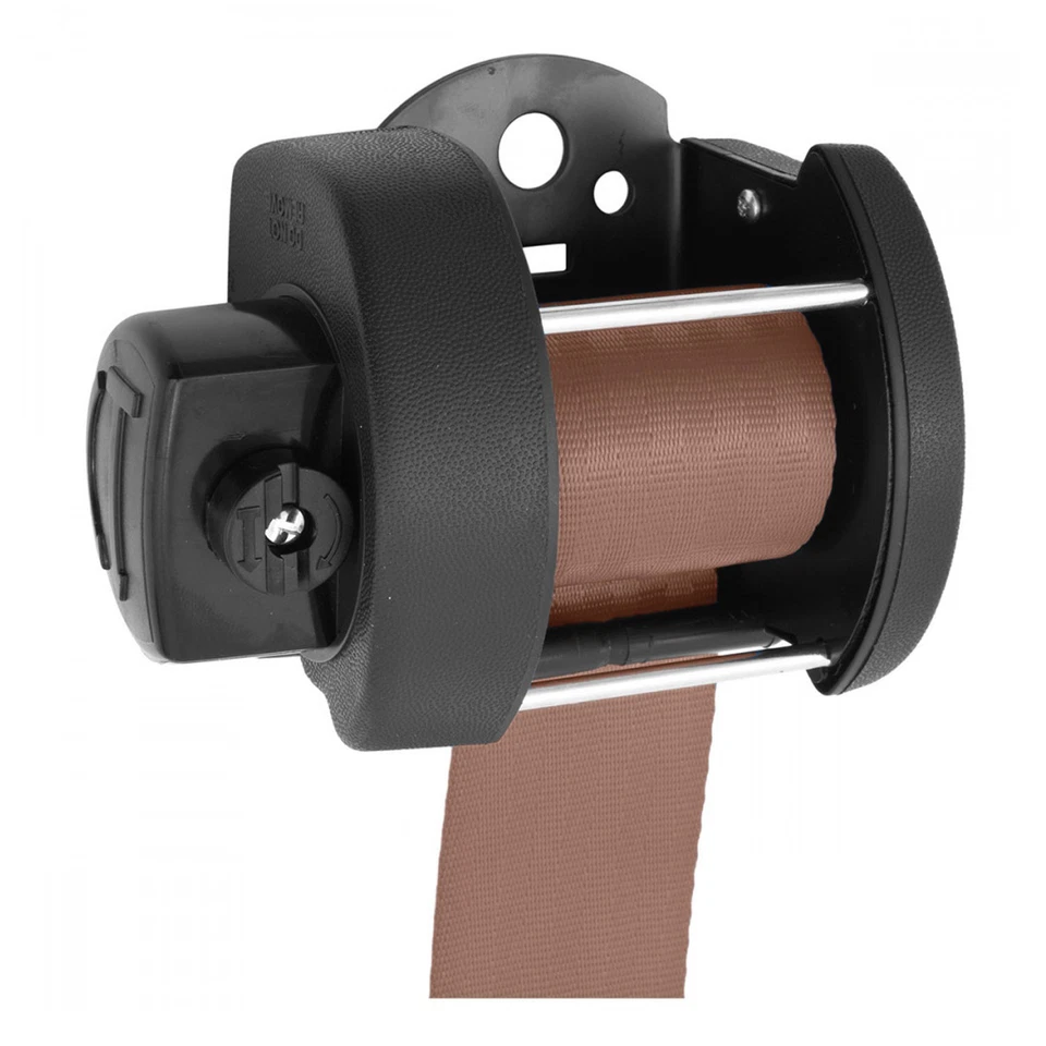 Rear Automatic Seat Belt For Peugeot 505 Estate 1979-1990 Beige - Image 2 of 4