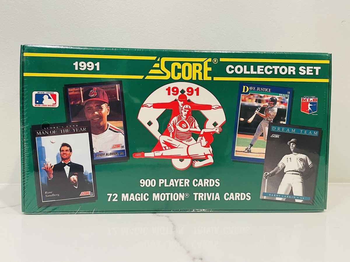 1991 Score Baseball Collector Set Factory Sealed 900 Cards - MLB