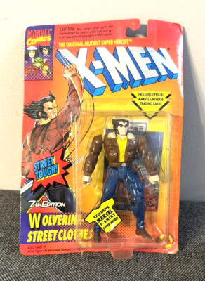Wolverine W/Street Clothes 7th Edition X-Men 1994 Toy Biz NEW MOSC SEALED