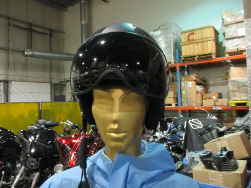 MONO DESIGN Fighter Classic Helmet With Flip Down Dark Visor