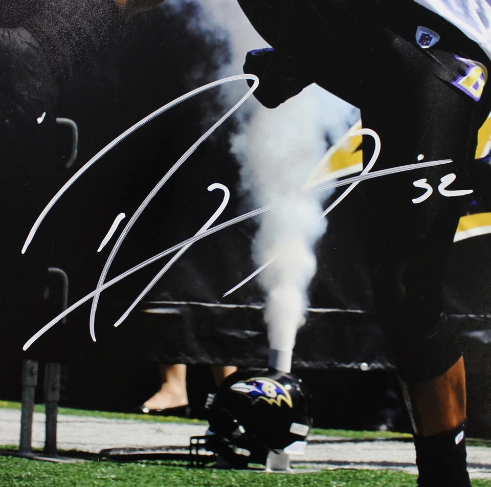 Ray Lewis Autographed/Signed Baltimore Ravens 16x20 Photo Beckett 38894 - Image 2 of 2