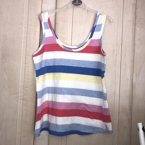 Joules. Size 16. Ladies Striped Vest Top