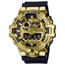 New Casio G-Shock Steel Gold-tone Dial Stainless Men's Watch GM700G-9A