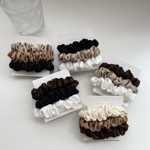 100 Haargummis Für Dicke Haare – Elastische Haarbänder In Macaron-Farben
