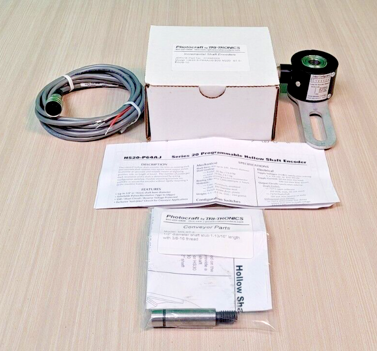 PHOTOCRAFT TRI-TRONICS INCREMENTAL SHAFT ENCODER HS20.5