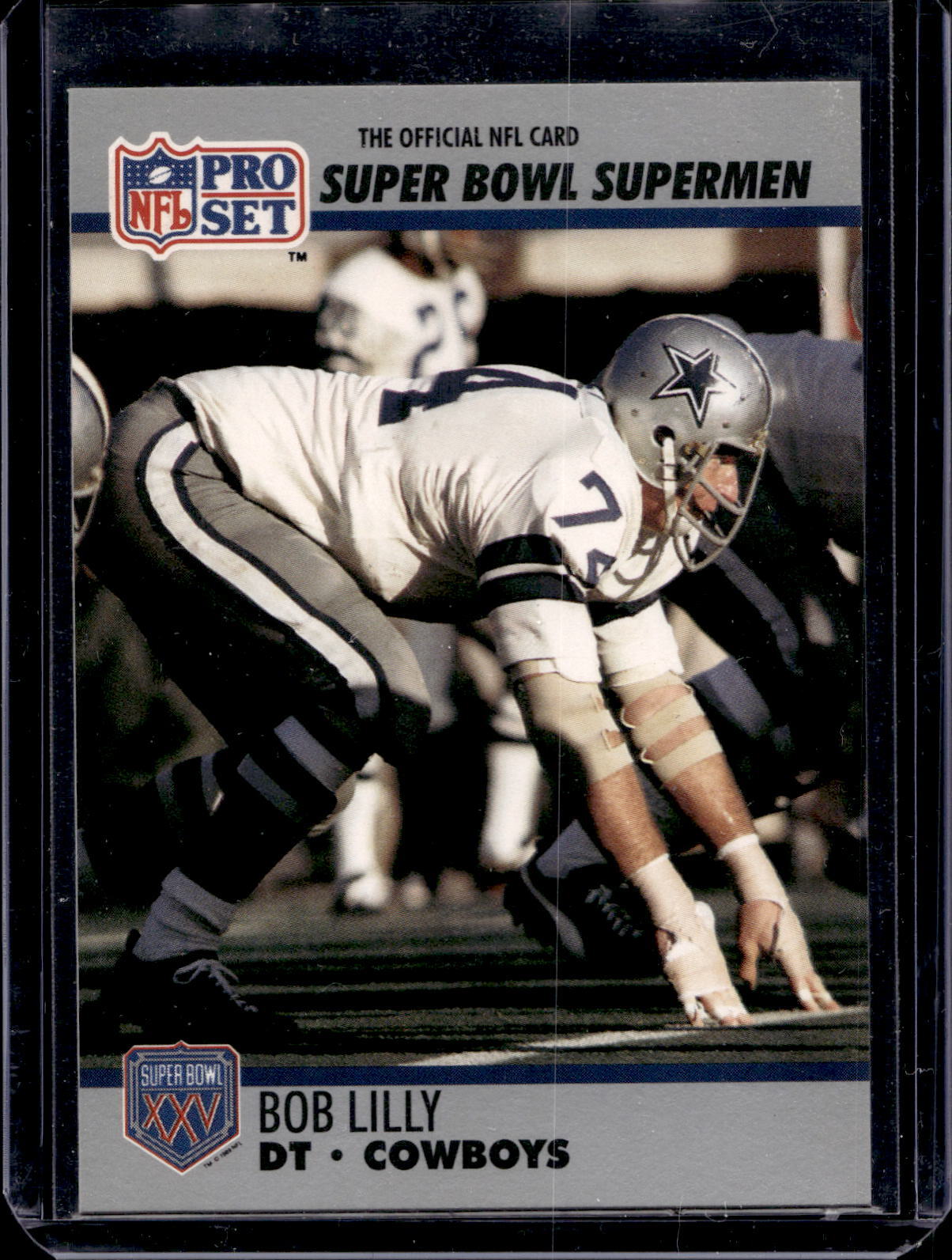 1990-91 Pro Set Super Bowl XXV Silver Anniversary Commemorative #85 Bob Lilly