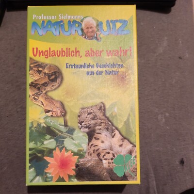 Prof. Sielmanns Naturquiz Unglaublich, aber wahr!  und Wunder der Natur   Kosmos
