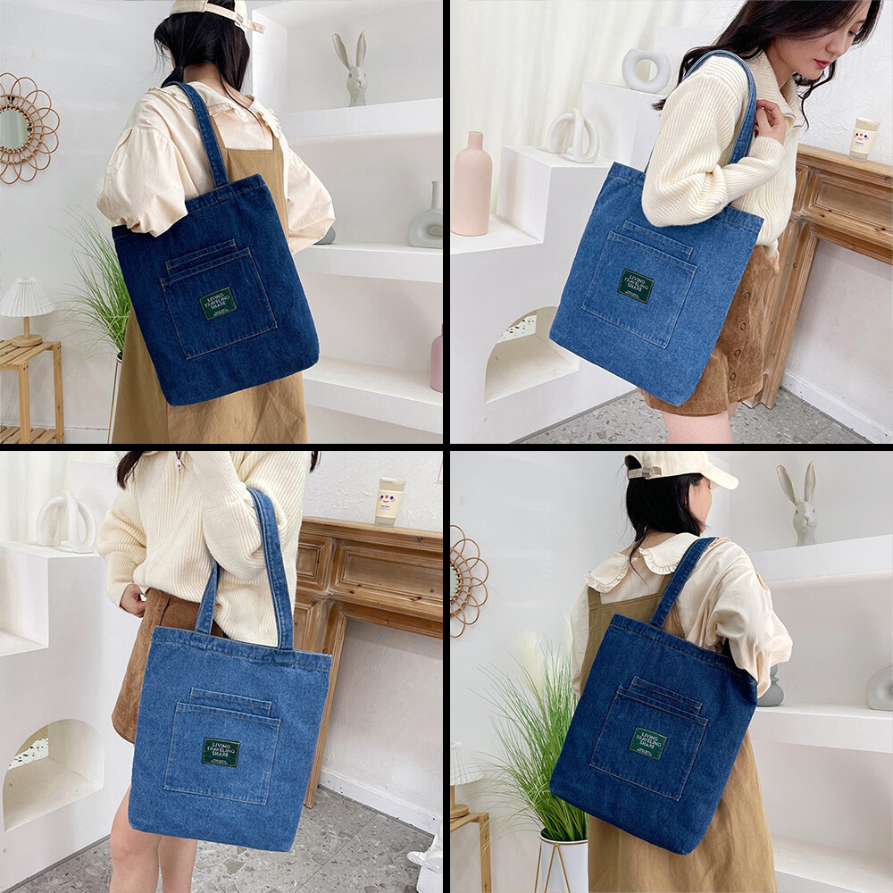 【GRANCY】DenimpantsStyle ShoulderBag Amazon.com: Fashion denim handbag shoulder bag large