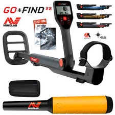 Minelab GO-FIND 22 Metal Detector with PRO-FIND 20 Pinpointer  Holster