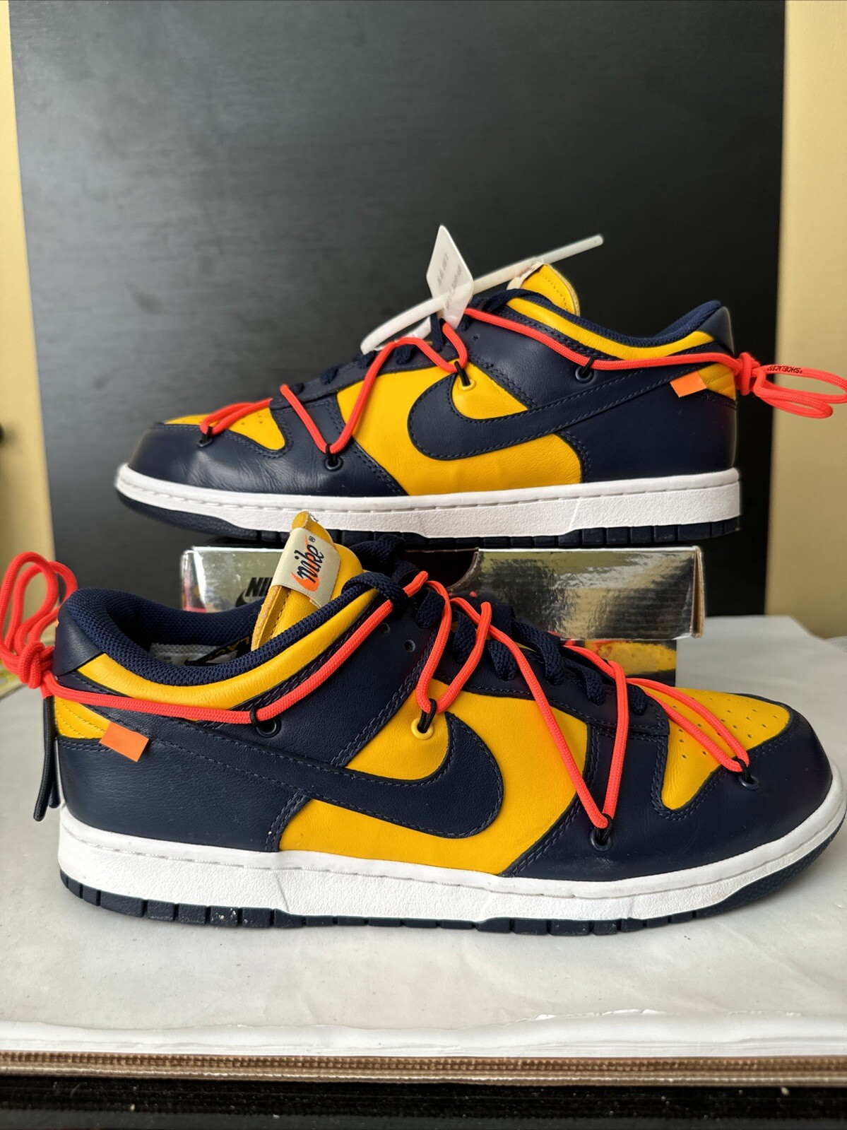 OFF WHITE X NIKE Taglia 11.5 Nike Dunk Low x OFF WHITE University G 2019