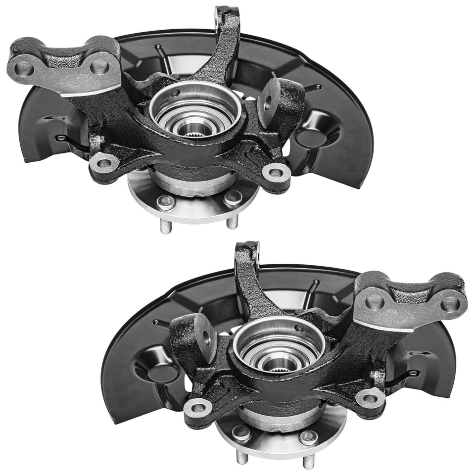 Front Knuckles Hubs Lower Control Arms w/Ball Joints for 2013-2016 Toyota Avalon - Image 4 of 4
