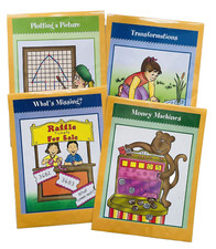 4 Evan Moor Math Centers Learning Games Graphing, Missing Numbers, Money