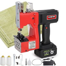 210W Elektrische Sackn&auml;hmaschine Akku N&auml;hmaschine Sackzun&auml;hmaschine 36V Lithium