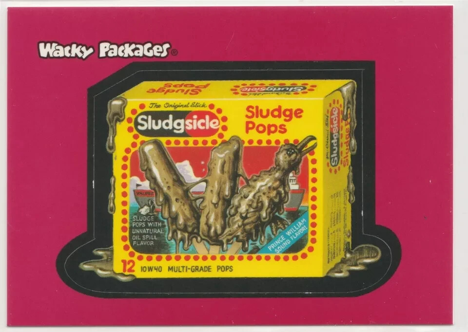 Sludge Pops Wacky Packages GPK Garbage Pail Kids 2004 Series 2 Promo