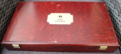Münzenkoffer Münzenkassette ''50 Jahre Deutschland''