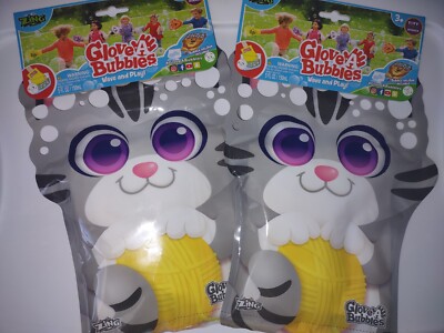 GLOVE A BUBBLE CAT WAVE AND PLAY ZING TOYS - (2 pack)
