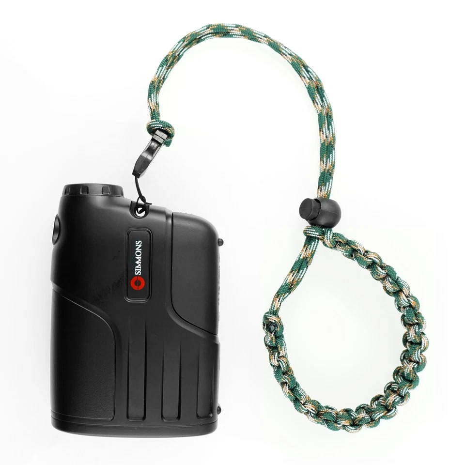 Green/Brown/White Quick Release 550 Paracord Adjustable Camera Wrist Strap - Image 3 of 4