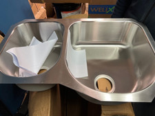 Patriot PAUD04 North Carolinian Undermount Stainless Sink 32"x20"x8"